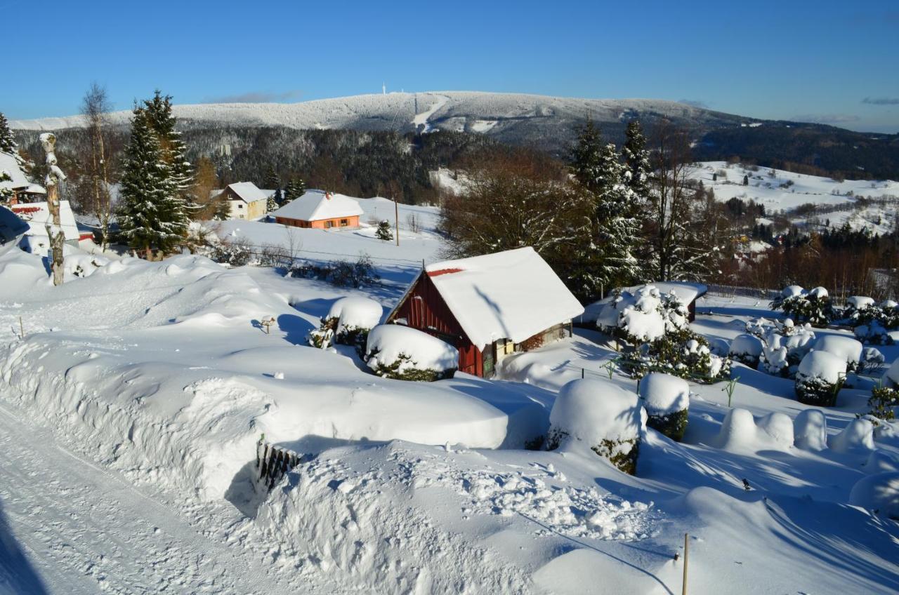 Naproti Klinovci Villa Jáchymov Dış mekan fotoğraf